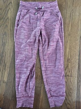 Kids Marled Purple Jogger Sweatpants - all in motion